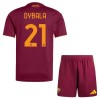 Virallinen pelipaita AS Roma Dybala 21 Koti 2025-26 Lyhythihainen - Lasten ( + Lyhyet housut )